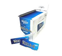 RIZLA REGULAR BLUE ROLLING PAPER - FULL BOX OF 100 BOOKLETS
