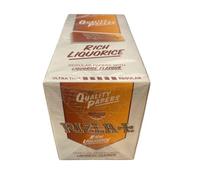 RIZLA Orange LIQUORICE Regular Cigarette Rolling Papers 50 BOOKLETS Original