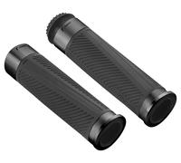 Rizoma ‘30Gradi’ handlebar grips, Ø 22 mm, pair PAIR, BLACK