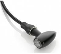 Rizoma 'Club S' LED Rear / Brake Light / Indicator - black Pair