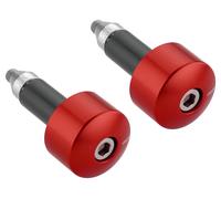 Rizoma Handlebar End Caps, round, 5 Colours ROUND, RED