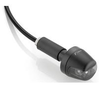 Rizoma 'Sguardo' billet aluminium bar-end indicator - black (single)