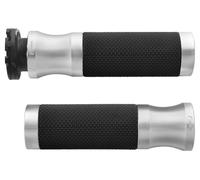 Rizoma 'Sport’ handlebar grips, Ø22 mm, pair PAIR, SILVER