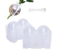 RIZTGAE 10 PCS Root Trainers,Reusable Transparent Propagators for Plants Gardening Tools Plant Propagation Station Plant Root Growing Box Tree Propagation Tubes Propagation Kit(With Extra Zip Ties)