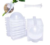RIZTGAE 10 PCS Root Trainers,Reusable Transparent Propagators for Plants Gardening Tools Plant Propagation Buddy Plant Root Growing Box Tree Propagation Tubes Propagation Kit (With Extra Zip Ties)
