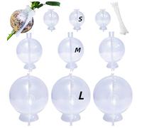 RIZTGAE 9 PCS Root Trainers,Reusable Transparent Propagators for Plants Gardening Tools Plant Propagation Buddy Plant Root Growing Box Tree Propagation Tubes Propagation Kit(With Extra Zip Ties)