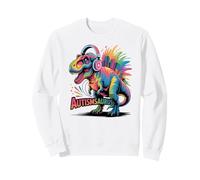 Rizz 'Em AUTISMSAURUS T-Rex Tism Dino Autism Mother Stim Sweatshirt