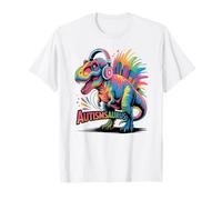 Rizz 'Em AUTISMSAURUS T-Rex Tism Dino Autism Mother Stim T-Shirt