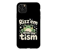 Rizz Em' With The Tism Awesome Autism Aware Charming Teas Case for iPhone 11 Pro Max