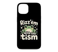 Rizz Em' With The Tism Awesome Autism Aware Charming Teas Case for iPhone 13