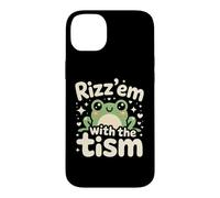 Rizz Em' With The Tism Awesome Autism Aware Charming Teas Case for iPhone 14 Plus