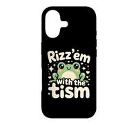 Rizz Em' With The Tism Awesome Autism Aware Charming Teas Case for iPhone 17