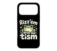 Rizz Em' With The Tism Awesome Autism Aware Charming Teas Case for iPhone 17 Pro Max
