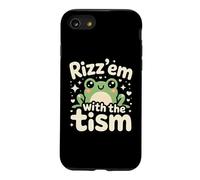 Rizz Em' With The Tism Awesome Autism Aware Charming Teas Case for iPhone SE (2020) / 7/8