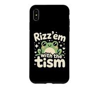Rizz Em' With The Tism Awesome Autism Aware Charming Teas Case for iPhone XS Max