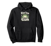 Rizz Em' With The Tism Awesome Autism Aware Charming Teas Pullover Hoodie