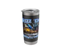 RIZZ 'EM with THE 'TISM Fun 90s Bootleg Trains Autism Meme Stainless Steel Insulated Tumbler