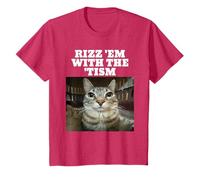 Rizz Em With The Tism Meme Autistic Cat Rizz T-Shirt