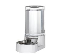 RIZZARI Automatic 3L Gravity Pet Water Dispenser with Stainless Steel Bowls, 100% BPA-Free,Safe and Large Capacity, Suitable for Small and Medium-Sized Cats and Dogs (3L Without Filter)