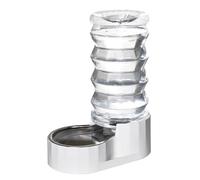 RIZZARI Automatic Pet Waterer,100% BPA-Free, Gravity Stainless Steel Water Dispenser,Large Capacity Water Feeder for Cats and Small and Medium-Sized Dogs (8L)