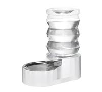 RIZZARI Automatic Pet Waterer,Gravity Stainless Steel Water Dispenser, 100% BPA-Free, Large Capacity Water Feeder for Cats and Small and Medium-Sized Dogs(6L)