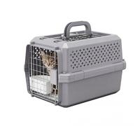 RIZZARI Portable Cat Carrier for Small Cats & Dogs:Secure Hard-Sided Pet Carrier with Ventilation - Metal Door & Carry Handle for Travel - Vet Visits & Daily Use