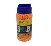 RIZZIIZ 0.10g Airsoft BB Pellets, High Precision Plastic, Smooth Seamless, BB Rounds for Target Practice, hooting Games & Training, Lightweight Durable BB Pellets for Indoor & Outdoor Use,6mm (Orange)