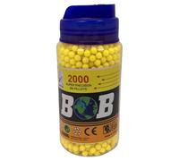 RIZZIIZ 0.10g Airsoft BB Pellets, High Precision Plastic, Smooth Seamless, BB Rounds for Target Practice, hooting Games & Training, Lightweight Durable BB Pellets for Indoor & Outdoor Use,6mm (Yellow)