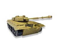 RIZZIIZ 1:32 Scale Remote Control War Tank Toy, Rotating Turret, Vibrant Colour, Battery Operated, Durable Construction, Promote Motor Skills