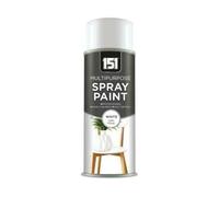 RIZZIIZ 151 Multipurpose Spray Paint, White Satin Finish, Fast-Drying, Smooth Professional Coating, Non-Cracking Formula, Aerosol Paint for Wood, Metal, Plastic,400ml (1PCS)