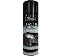 RIZZIIZ Bumper and Trim Black Spray Paint, Satin Finish Quick-Dry Paint for Plastic, Metal & Rubber Surfaces, Non-Cracking Long-Lasting Multipurpose Spray for Interior & Exterior Use, 300ml (1 pcs)