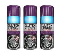 RIZZIIZ Clutch & Brake Cleaner Aerosol Spray, Fast-Drying, Powerful Formula, Easy Application, Durable & Long-Lasting Protection, Remove Stubborn Oil, Grease, Brake Dust, Grime, 400ml (3pcs)