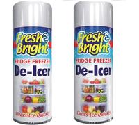RIZZIIZ De-Icer Spray for Fridge & Freezer, Anti-Bacterial Ice Remover Spray, Feleaner for Quick Ice Removal & Bacteria Control, 200ml (2 Pcs)