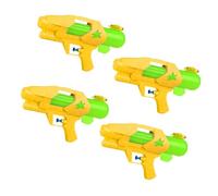 RIZZIIZ Kids Water G-un Blaster Set, Squirt G-uns with Easy Pump Action, Lightweight Design, Long Spray Range, Outdoor Summer Water Toy for Holi, Pool & Garden Fun (Pack of 4)