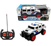 RIZZIIZ Police SUV Toy Car for Kids, 1:18 Scale, 27mhz Wireless Remote Controller, Rugged Wheels & Adventure, Battery-Operated, Indoor-Outdoor Racing, Recreational Entertainment for Boys and Girls