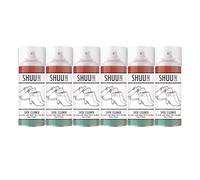 RIZZIIZ Shoe Cleaner Spray, Fast Drying & Long Lasting, Waterproof, Odourless, Remove Dirt And Stains, Suitable For Leather, Suede, Nubuck, Fabric, Canvas, Synthetics, Microfiber, 250ml (6PCS)