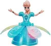RIZZIIZ Snow Dance Princess Doll with Lights & Music, Bump & Go Dancing Toy for Girls, LED Light-Up Dress, Musical Moving Doll, Interactive Fairy Tale Toy, Birthday Gift for Kids