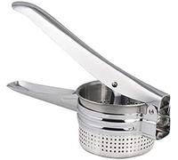 RIZZIIZ Stainless Steel Potato Ricer, Durable Construction, Ergonomic Handle, Manual Pressing Design, Long-Lasting Performance, Designed for Mashing Vegetables & Squeezing Fruits