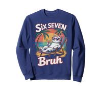 Rizzler 67 BRUH Cat Vacation Teacher My Trip 6 7 Gen Alpha Z Sweatshirt