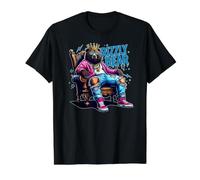 RIZZLY Bear Funny W Rizz Meme Gift for Rizz Gods W Rizzler Value Graphic T-Shirt, Men, Black, S