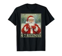 Rizzmas 6-7 Handsign Sigma Santa Six Seven No Cap T-Shirt