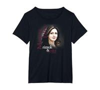 Rizzoli & Isles Maura Isles T-Shirt, Women's Plus, Black, 1X