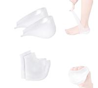 Rizzsoles Height Max Insoles, Height Increase Insoles, Invisible Silicone Shoe Lift Heel Pads, Height Increasing Gel Insole, Breathable Insole and Heel Protector for Women Men (1Set,4.5cm)