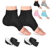 Rizzsoles Height Max Socks, Rizzsoles Height Max Insoles,for Height Insoles, Invisible Shoe Lift Heel Pads, Silicone Half Height Heel Protectors for Women Men (3.5cm, Black)