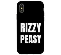 Rizzy Peasy! Funny Charismatic And Rizz Case for iPhone X/XS