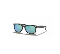 Ray - Ban RJ9052S JUNIOR NEW WAYFARER 100S55 Kid Sunglasses Injected Black Blue Squared Normal