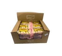 RJ BAKEWELL FLAPJACKS 125G (Pack of 24) - Bulk Breakfast Flapjack Bars Cereal Snack Bars Multipack | Cherry Bakewell Flapjack Individually Wrapped I Picnic Snacks, Kids Snacks