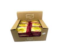 RJ RASPBERRY & WHITE CHOCOLATE FLAPJACKS 125G (Pack of 24) - Bulk Chocolate Bars Cereal Snack Bars Multipack | Chocolate Flapjack Individually Wrapped | Picnic Snacks, Kids Snacks