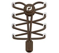 RJ-Sport Elastic shoelaces with quick release - quick lacing system for unique comfort and strong hold (number 27 - coyote brown)