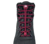 RJ-Sport Extra Long No Tie Shoelaces - Elastic Tieless Round Boot Laces for Hiking Shoes, Work Boots and Running Sneakers, Burgundy, One Size